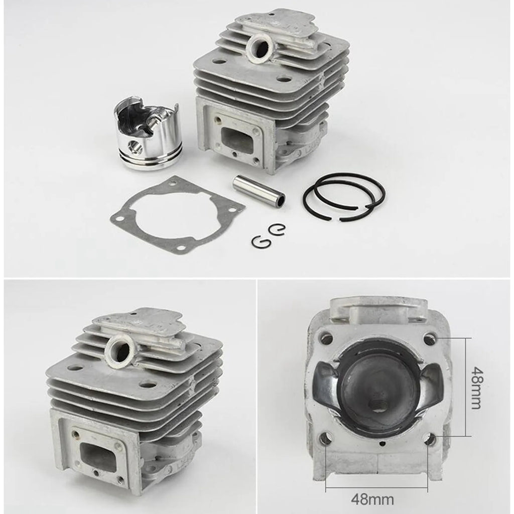 A02F-3X, 44MM 52CC Cylinder Assy 1E44F-5 44F-5 44-5 BG520 CG520 Cylinder Assembly Piston Kit Trimmer Parts Qme