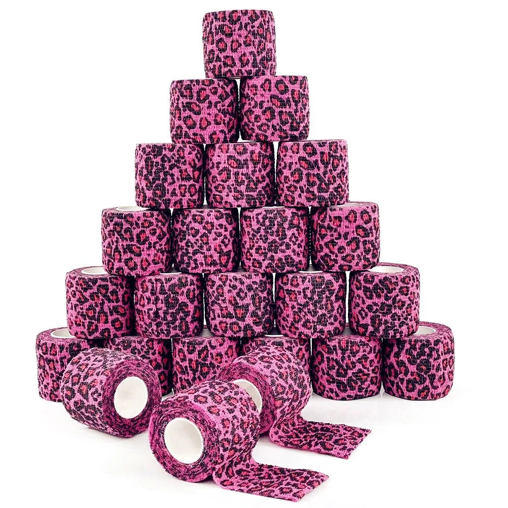 Tape Tattoo Handle Bandage Anti-slip Athletic Nonwoven Waterproof Disposable Self-adhesive Elastic Bandage Grip Cover Wrap Qme