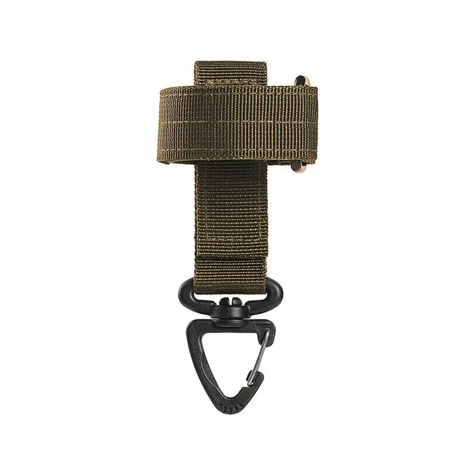 Outdoor Camping Tactical Climbing Rope Hanging Buck Safety Clip Multi - purpose Nylon Work Gloves Qme green