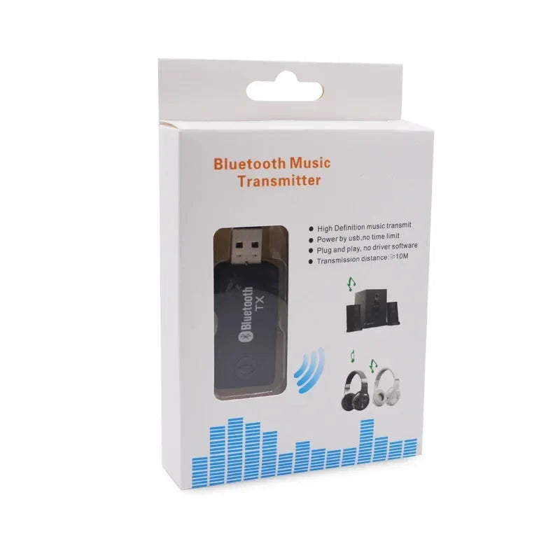 3.5mm Wireless USB Bluetooth Adapter 4.0 for PC Computer Speaker Wireless Bluetooth Music Audio Receiver Transmitter Qme
