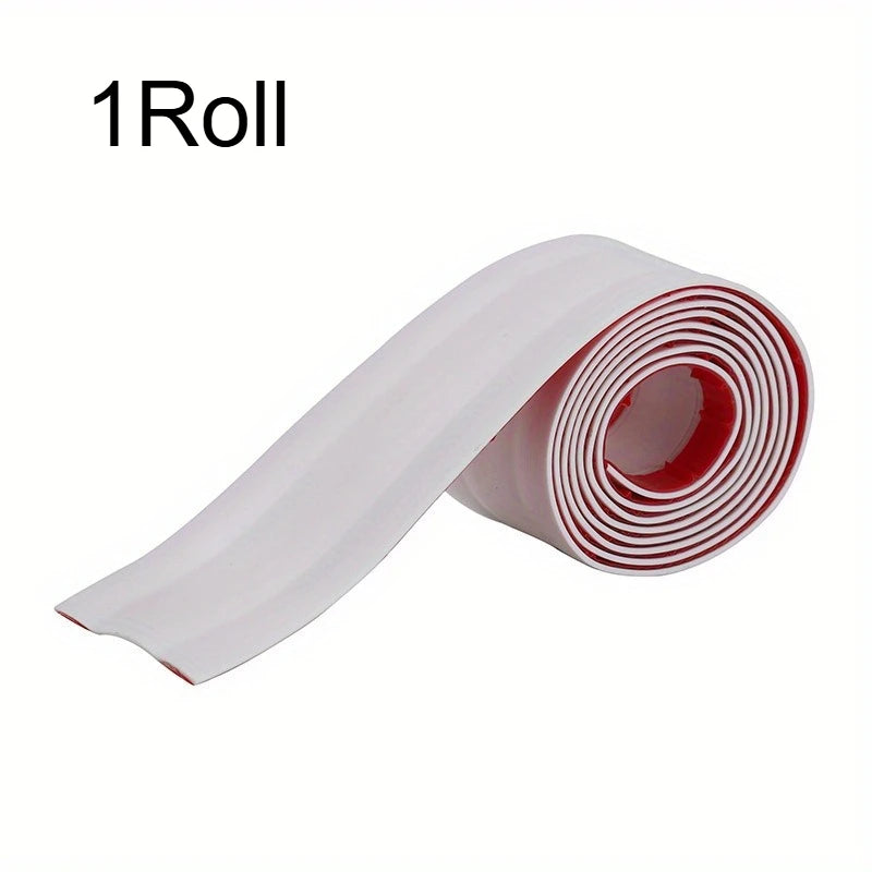 Floor Cord Cover,PVC Cable Protector,Extension Protect Wires&prevent Trips,,Self-adhesive, Suitable For Floors,wall And Desktop Qme White 1Roll