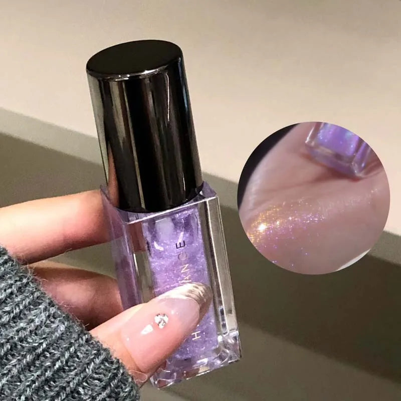 HERORANGE Glittering Mirror Lip Glaze Watery Shimmering Light Gloss Qme