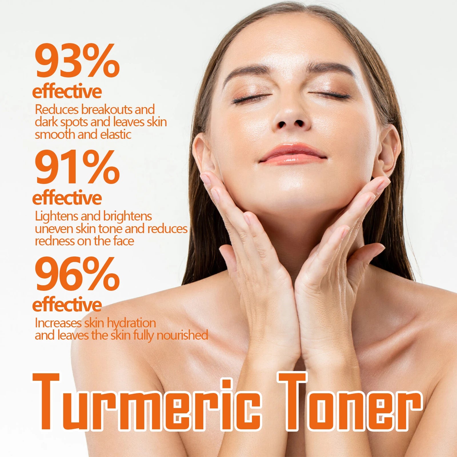 Turmeric Toner Dark Spots Removal Brightening Spots Corrector Remove Freckle Fade Melasma Moisturizing Turmeric Face Toner Qme