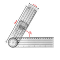 0- 360 Degree Goniometer Angle Medical Spinal Ruler Inclinometer Qme Default Title