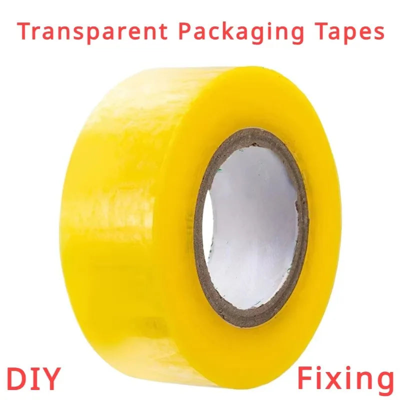 5.5CM 95 Meters High Viscosity Clear Adhesive Tape Box Carton Sealing Packing Tape DIY Mounting Fixing Tape Clear Adhesive Tape Qme