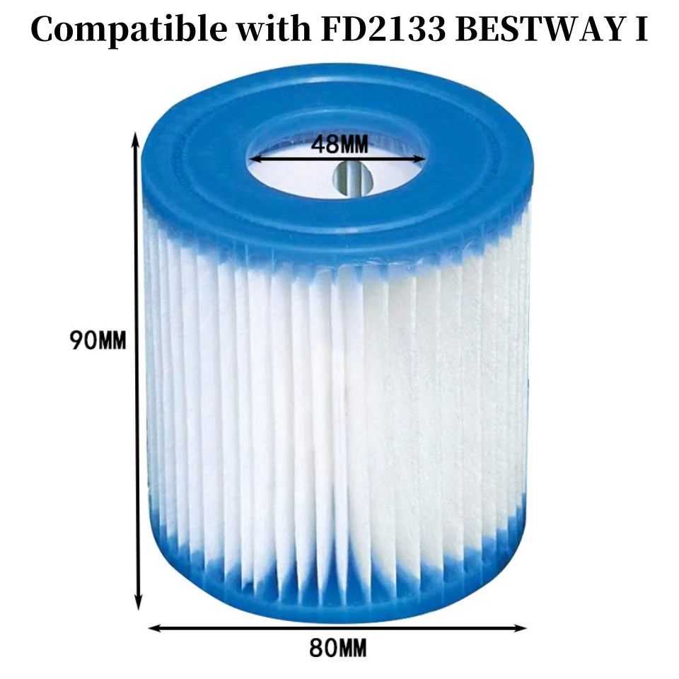 Swimming Pool Filter For Bestway/Intex type Swimming Pool Replacement Filter Pump Accessories Circulating Clean Filter Cartridge Qme 42011