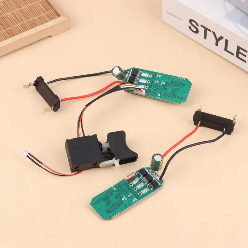 16.8V Lithium Drill Control Board + Switch Assembly 18V Brushless Drill Circuit Board Switch 07115. Qme