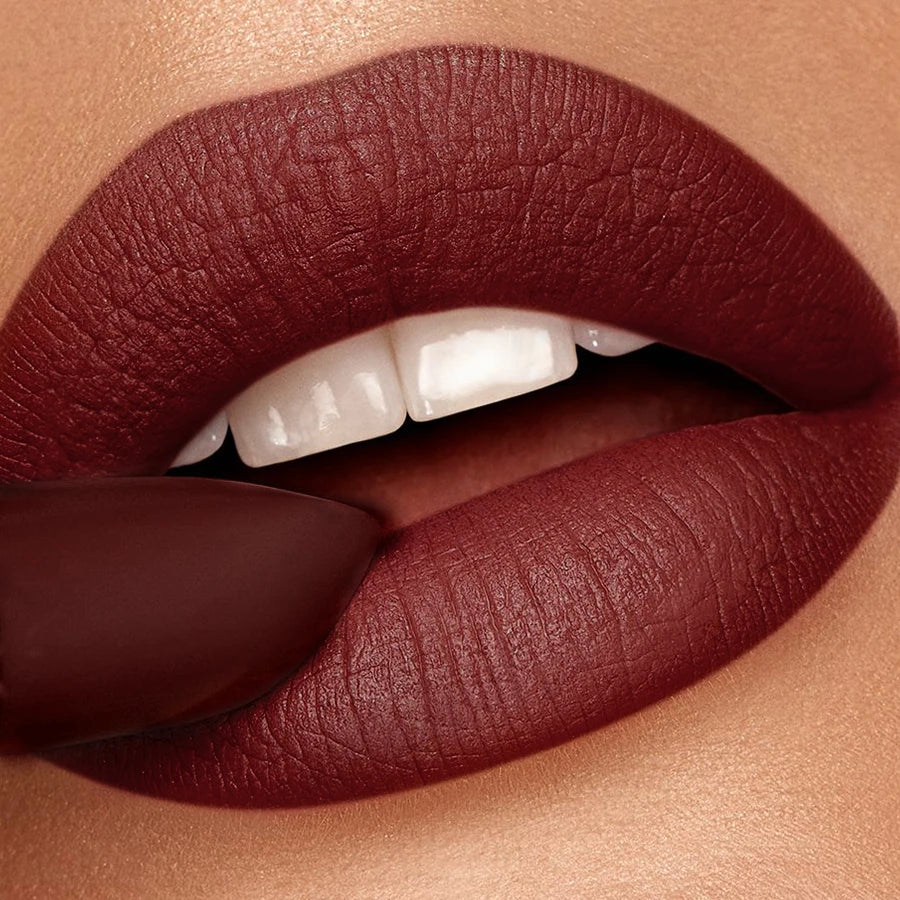 Professional Lipstick Waterproof Lips Makeup Long Lasting Pigment Qme