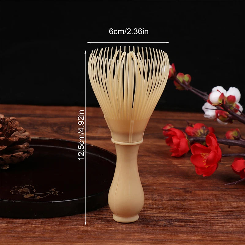 Whisk Reusable Resin Matcha Chasen Dishwasher Safe Stirrer Green Tea Qme