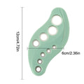 CC11Herb Stripper Tool 9 Holes Herb Cutter Kitchen Herbs Leaf Qme Green
