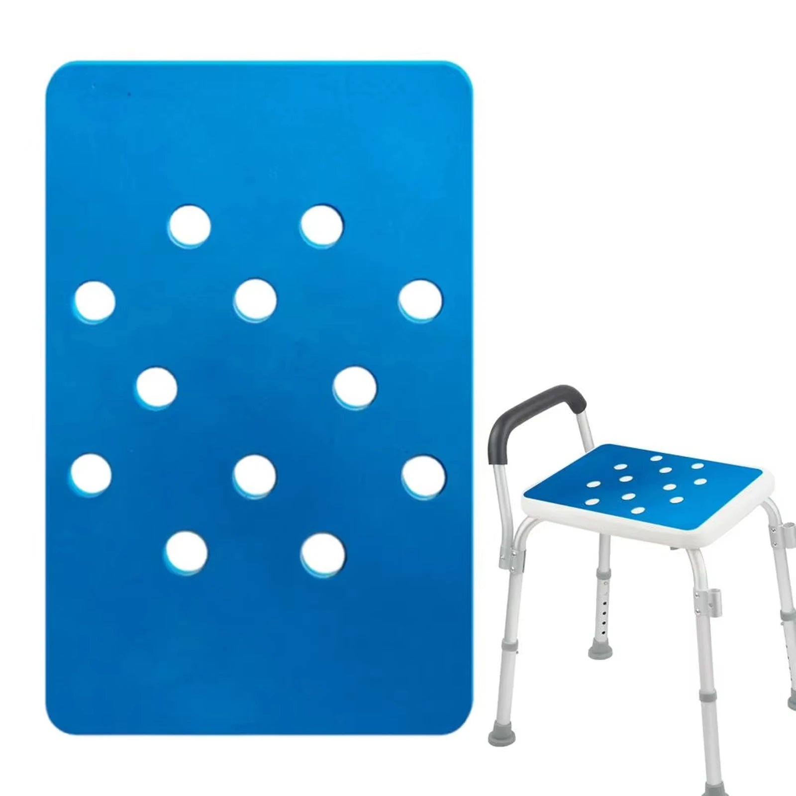 Cold-proof Anti-slip Bath Chair Cushion Elderly Bath Tub Shower Chair Stool Bench Seat Pad Bathroom Supplies Qme