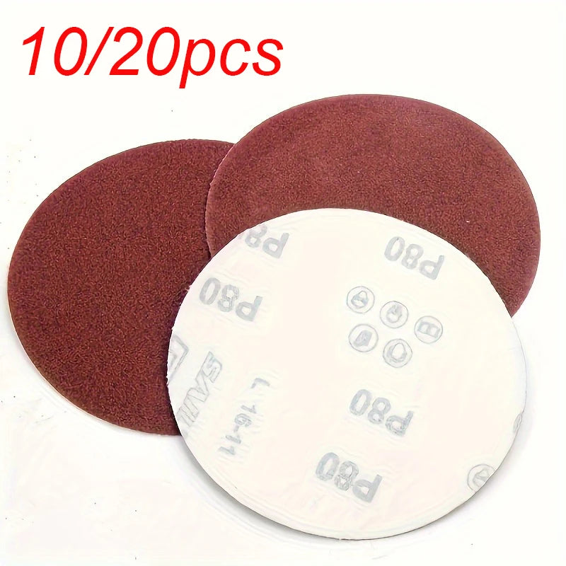 10/20/50pcs 4-inch sandpaper with multiple grit sizes (60-1000), suitable for grinding and polishing, suitable for grinding mach Qme