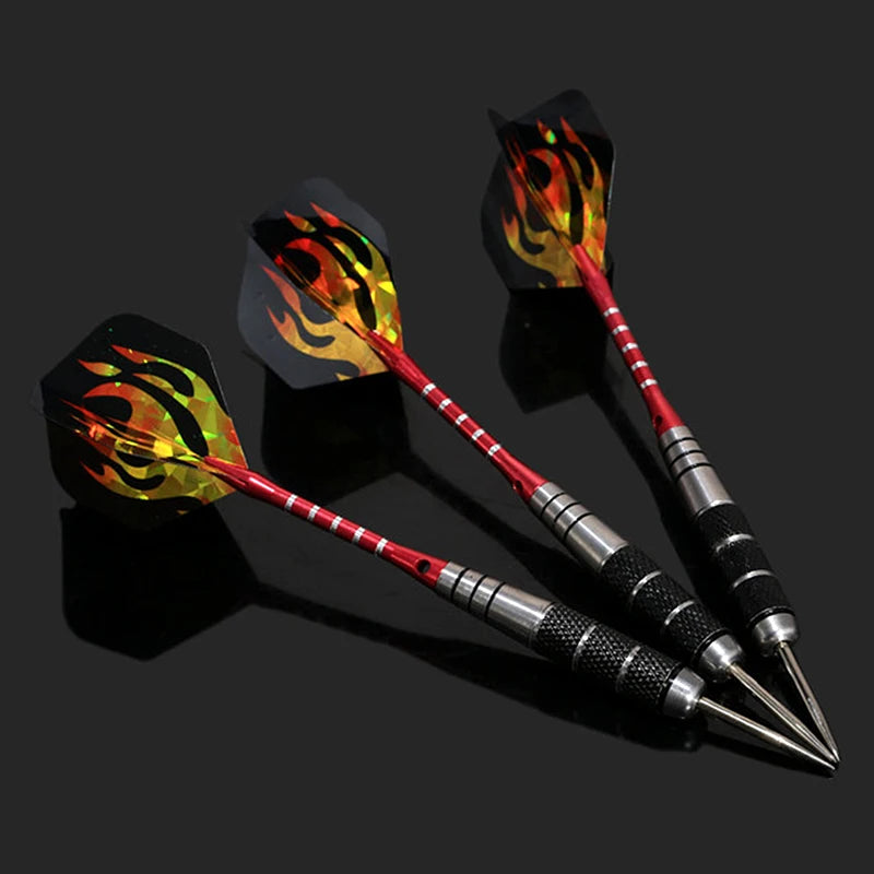 3 Pieces In A Pack 22g Anti-fall Needles Full Metal Darts Set Safety Video Game Darts Indoor Soft Darts Steel Shaft Darts Qme