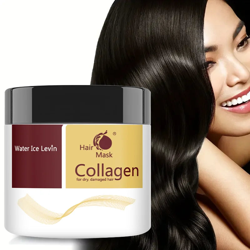 Collagen Hair Care Deep Repair Conditioning Moroccan Argan Oil Hair Mask Essence Suitable for Dry and Damaged Hair Qme