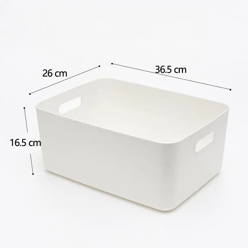 Solid Plastic Storage Box Large Capacity Home Clothing Toy Desktop Qme XL