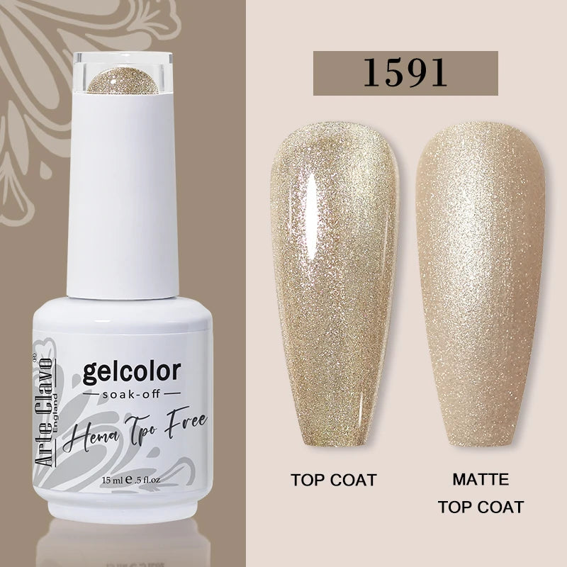 Arte Clavo HEMA TPO Soak Off UV LED Nail Gel Polish 108 Colors