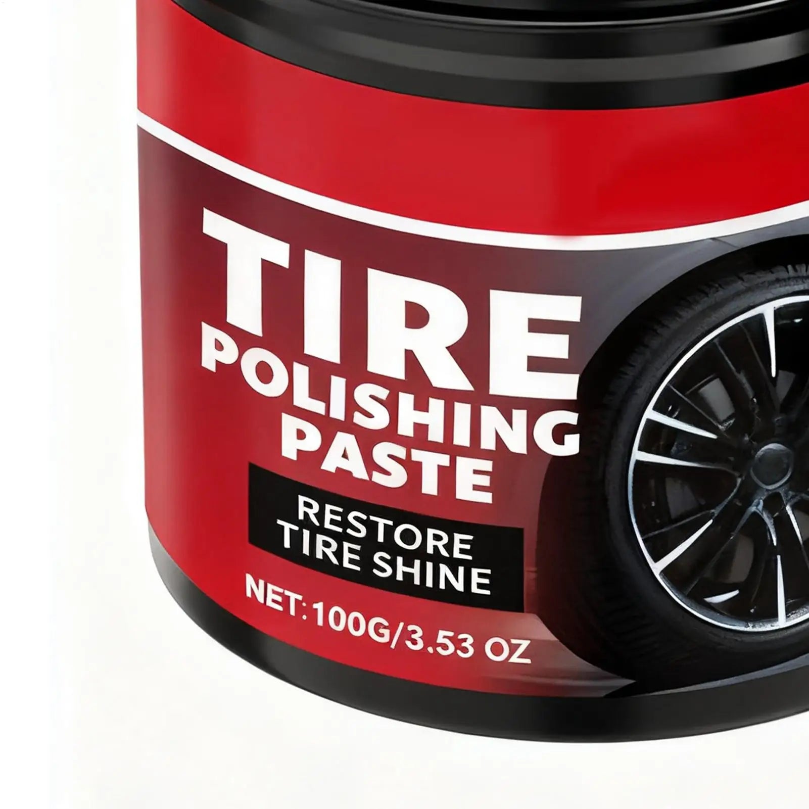 Tire Shine Paste Vehicle Tire Cleaning Polishing Product Car Tyre Dressing Paste for Trucks Sedans RVs SUVs Collectors Dealers Qme