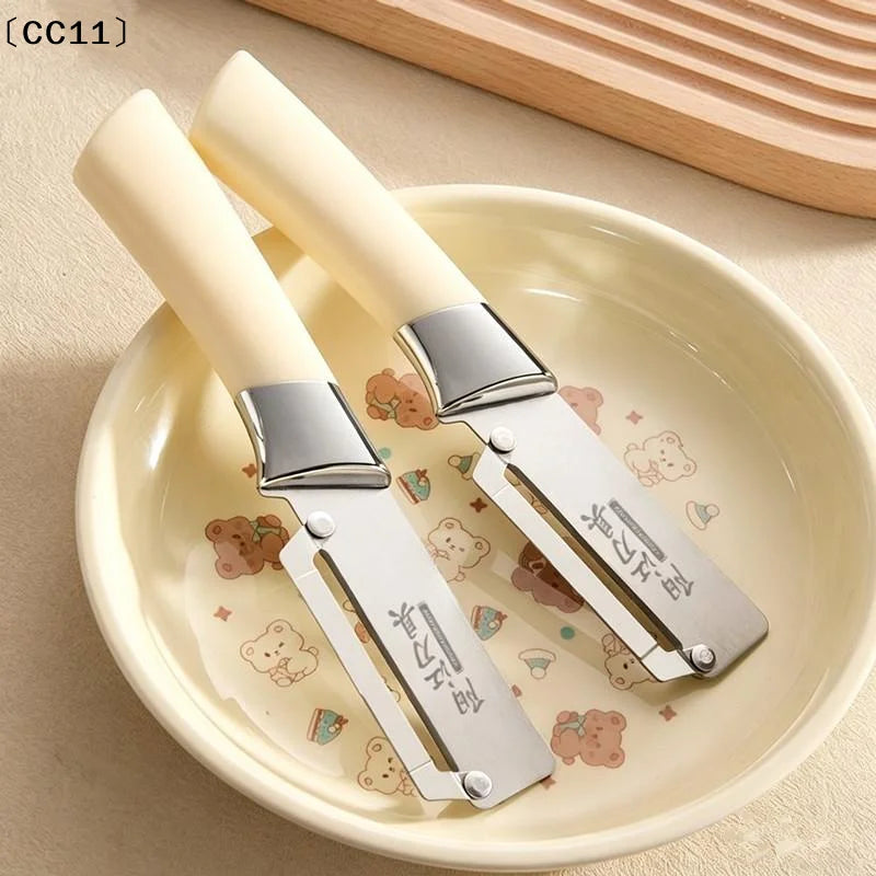 Stainless Steel Flat Edge Peeler Potato Slicer Knife Watermelon Melon Qme Default Title