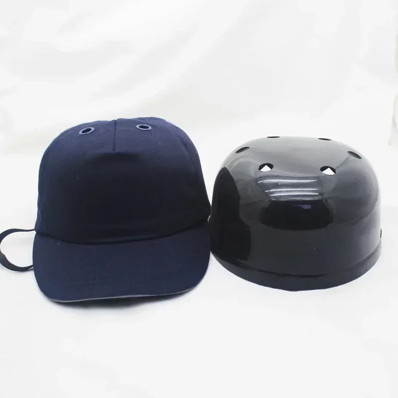 Head Protection Crash Helmet for Work Safety and Repair, Baseball Cap Style Qme