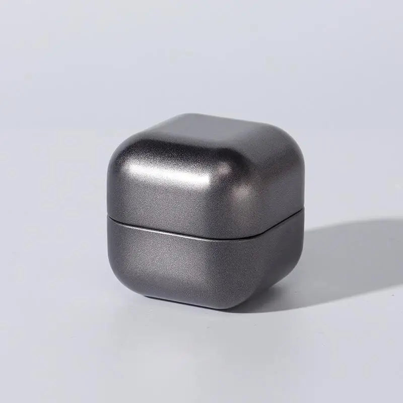 Jewelry Candy Small Storage Can Coin Earring Headphones Case Portable Qme Dark gray