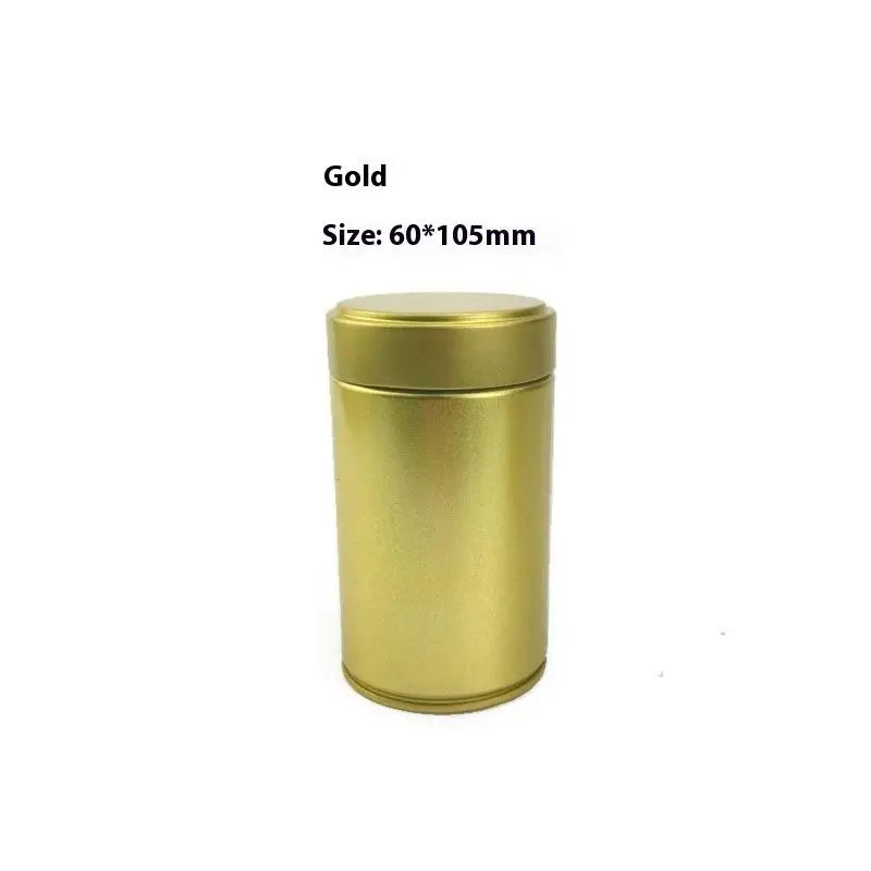 Portable Mini Matcha Powder Can Thick Tinplate Tea Sealed Jar Spice Qme A3