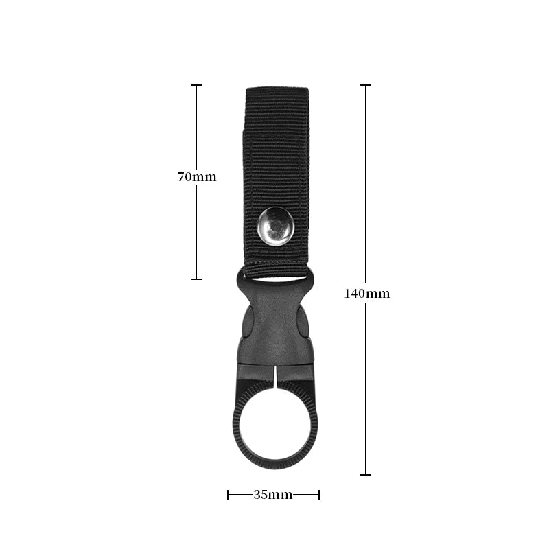 Webbing Buckle Hook Water Bottle Holder Clip Outdoor Nylon Climb Qme