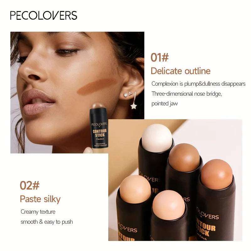 Highlighter Brightening Makeup Face Contouring Bronzer Stick Blusher Qme