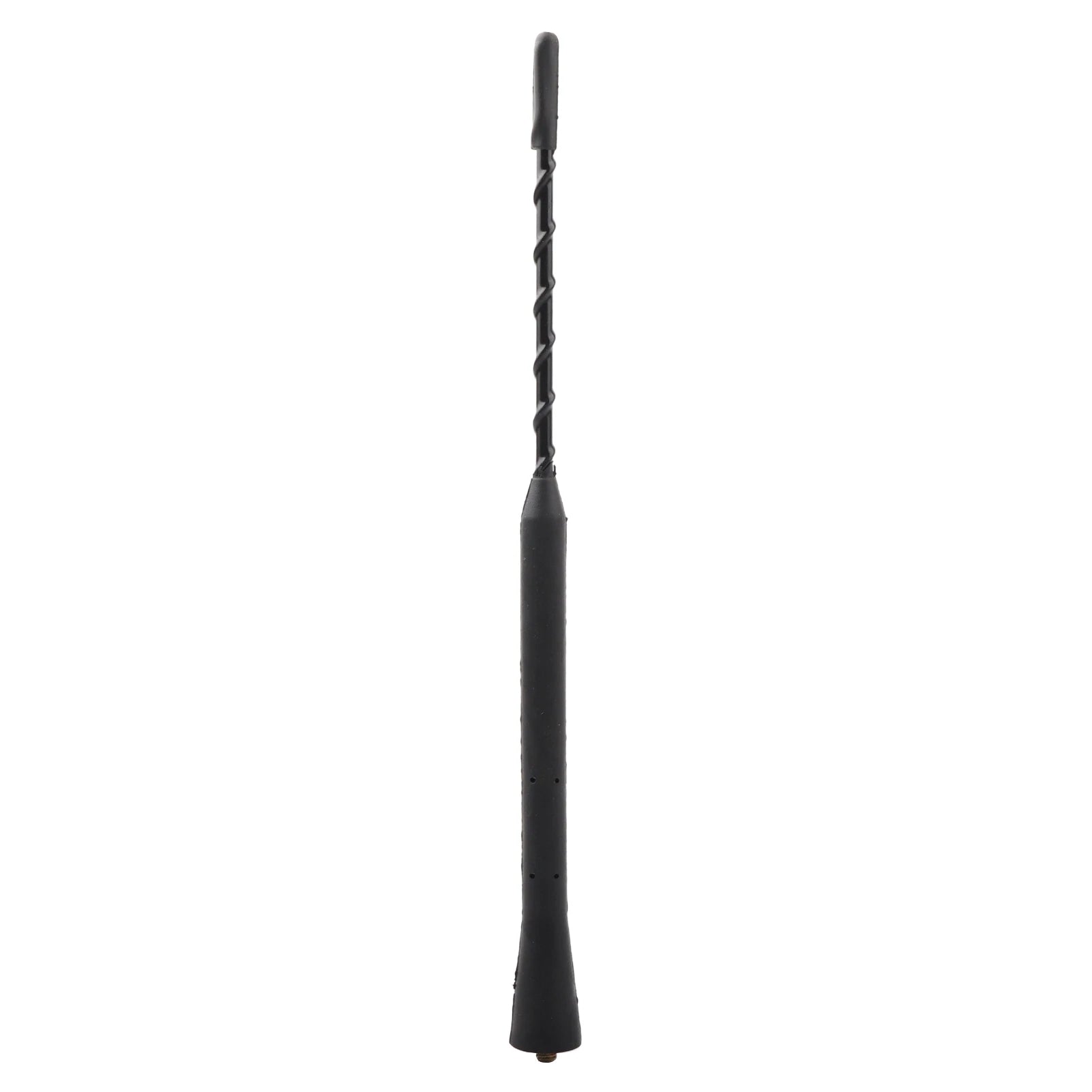 Aerial Antenna Screw on Antenna Roof Reception Antenna Car Auto Roof Mast Stereo Radio FM AM Amplified Booster Antenna Qme B