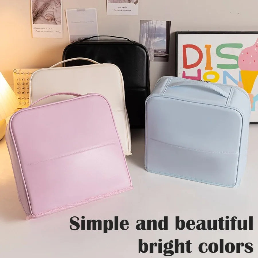 Travel Makeup Bag Women Large Capacity Waterproof Cosmetic Organizer Qme