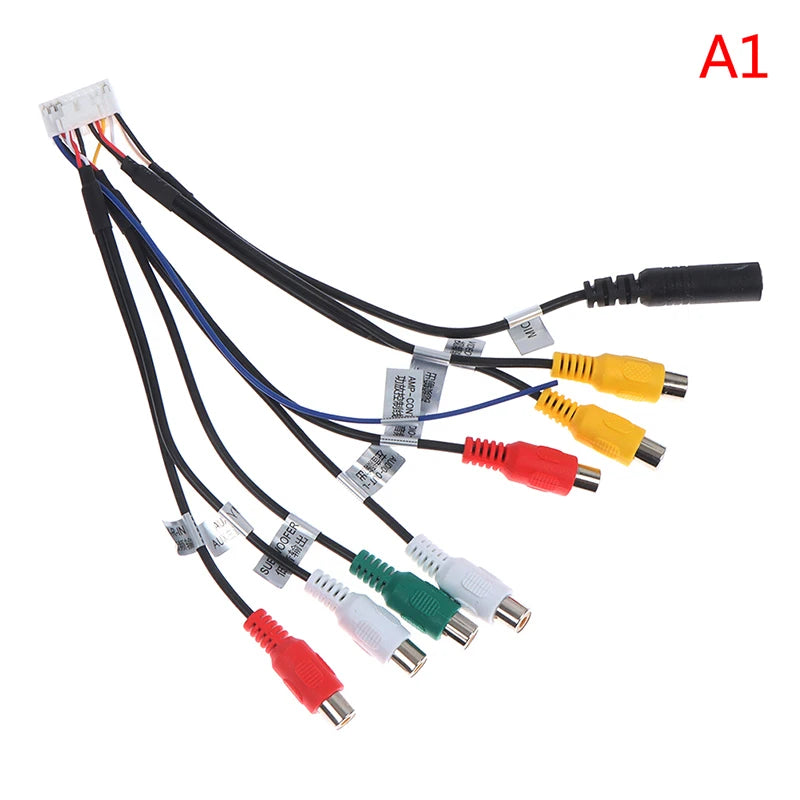 Android Radio Car Accessories Output Wire Aux-in Microphone Adapter Qme A1