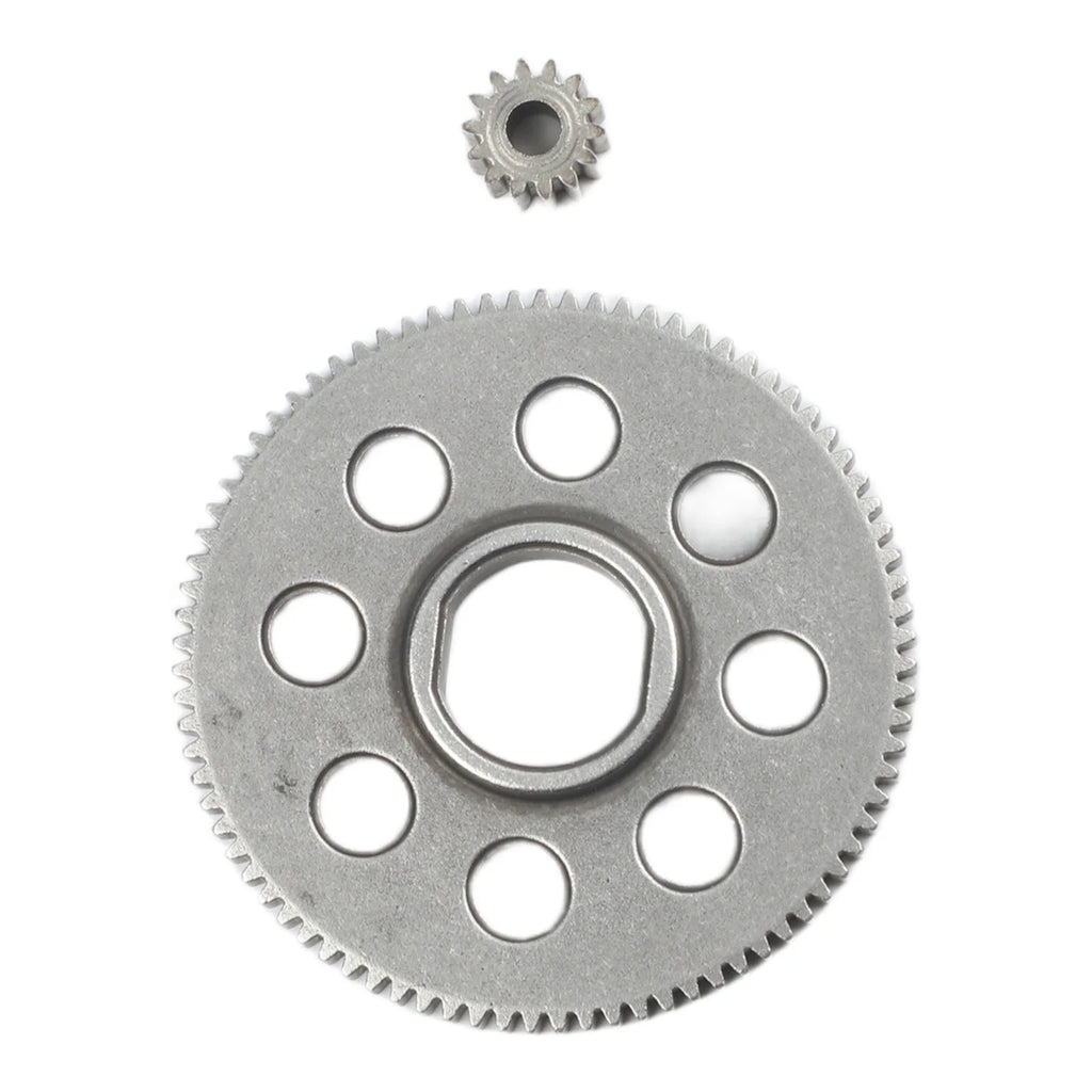 2PCS Gear Assembly For 4 /6/8 Inch Lawn Trimmers And Electric Chainsaws With Square Hole 83-Tooth Large Gear 14-Tooth Small Gear Qme