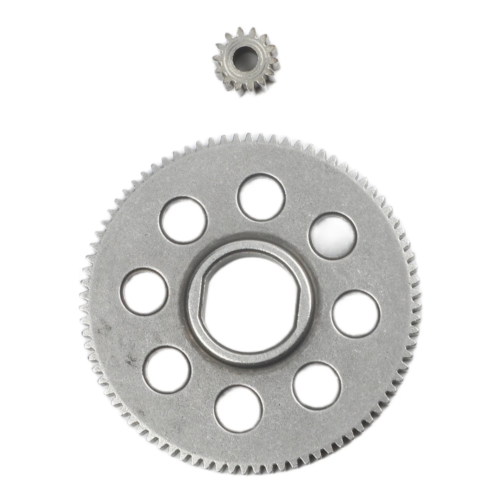 2PCS Gear Assembly For 4 /6/8 Inch Lawn Trimmers And Electric Chainsaws With Square Hole 83-Tooth Large Gear 14-Tooth Small Gear Qme