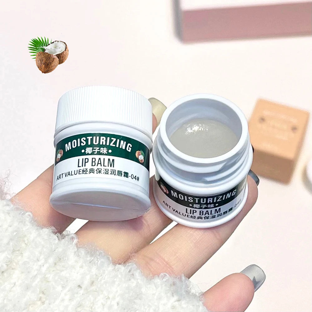 Fruit Lip Balm Cream Lip Makeup Moisturizing Classic Natural Lip Oil Long Lasting Hydrating Lip Care Product Korean Cosmetics Qme 04 Coconut