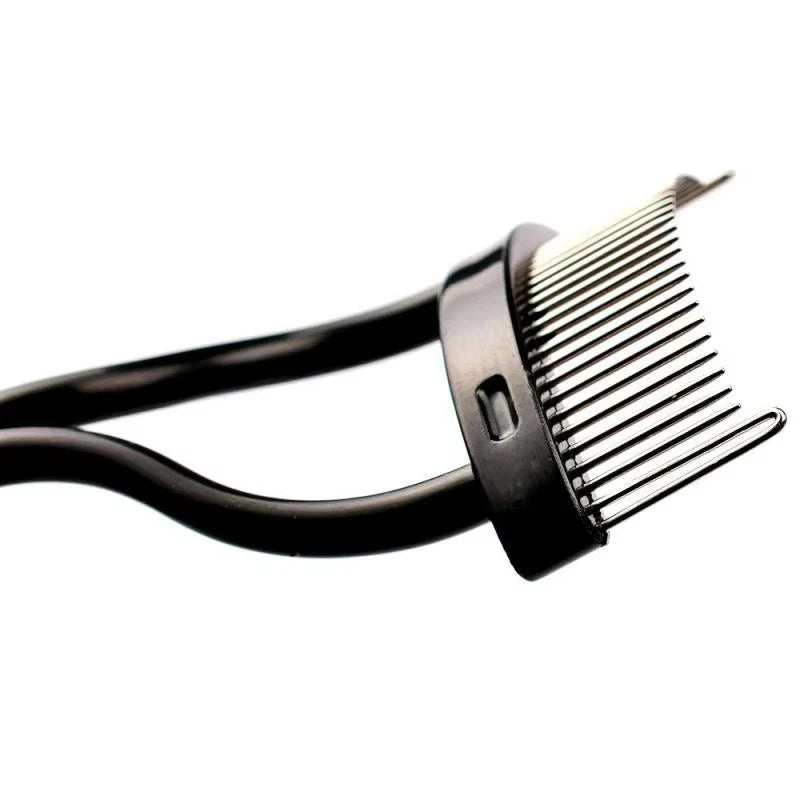 Metal Eyelash Curler Lash Separator Foldable Brush Comb Mascara Curl Qme