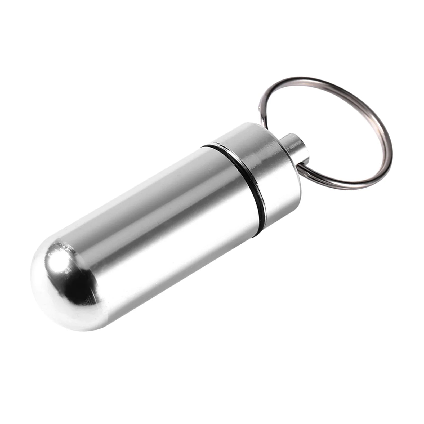 Medicine Perfume Container Travel Pill Box WaterProof Mini Keychain Tablet Storage Box Case Medicine Perfume Container Qme