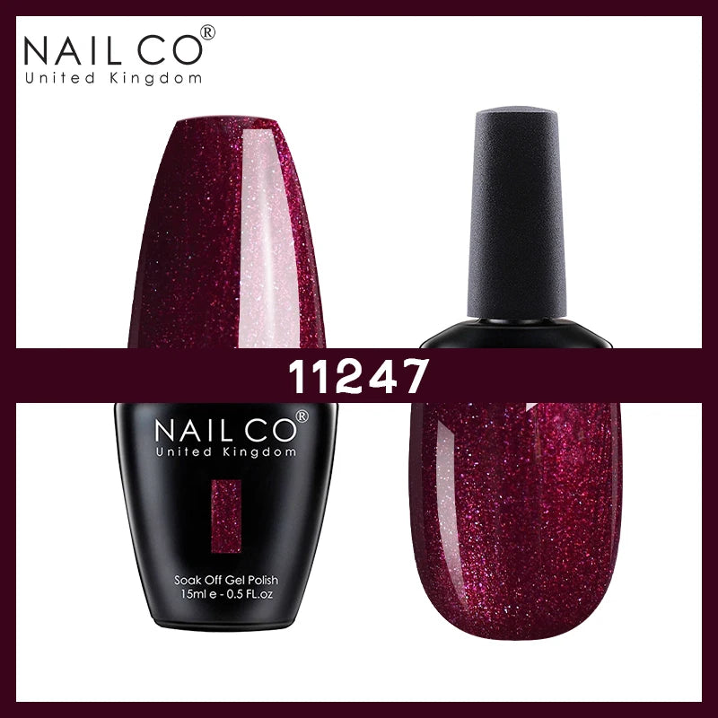 NAILCO Nude Nails Gel Nail Polish UV LED Semi-permant Varnish Hybrid