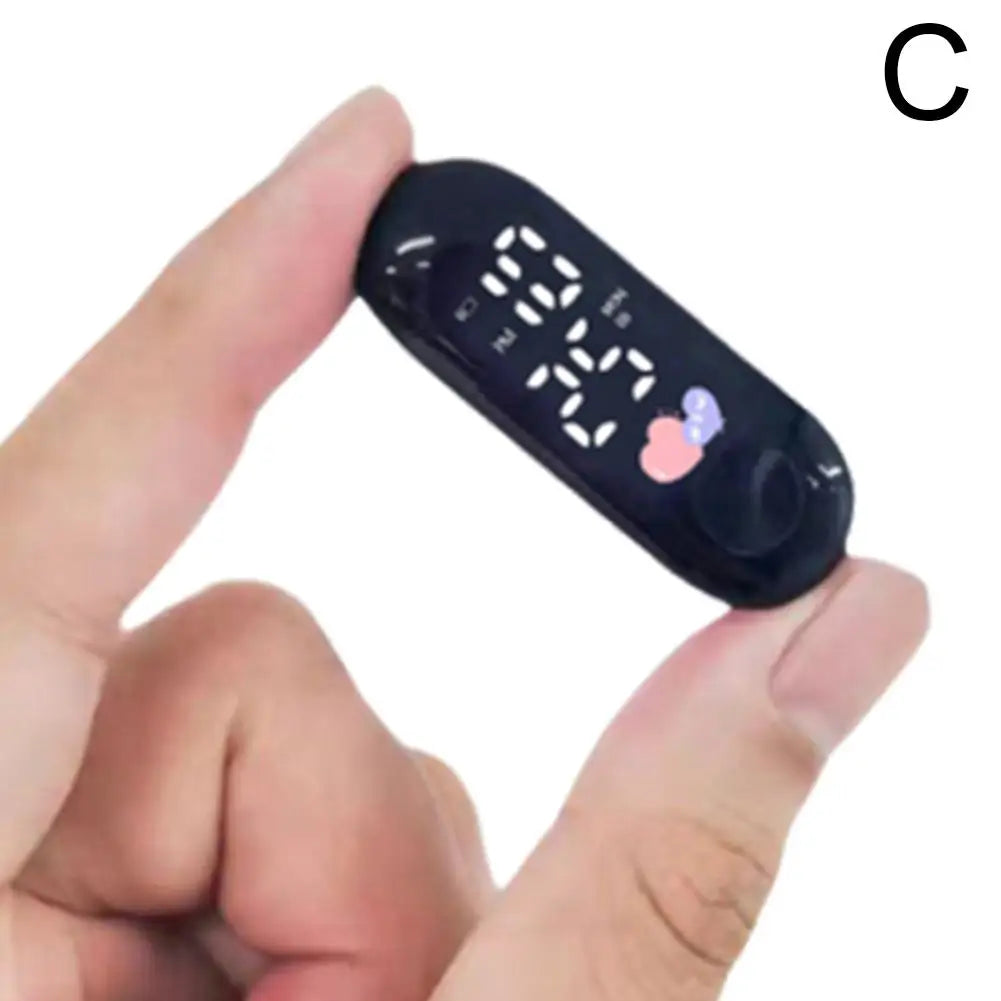 Motorcycle Electric Vehicle Onboard Time Display For Motorcycle Electric Scooter Waterproof Luminous Digital LED Portable Clock Qme Heart light