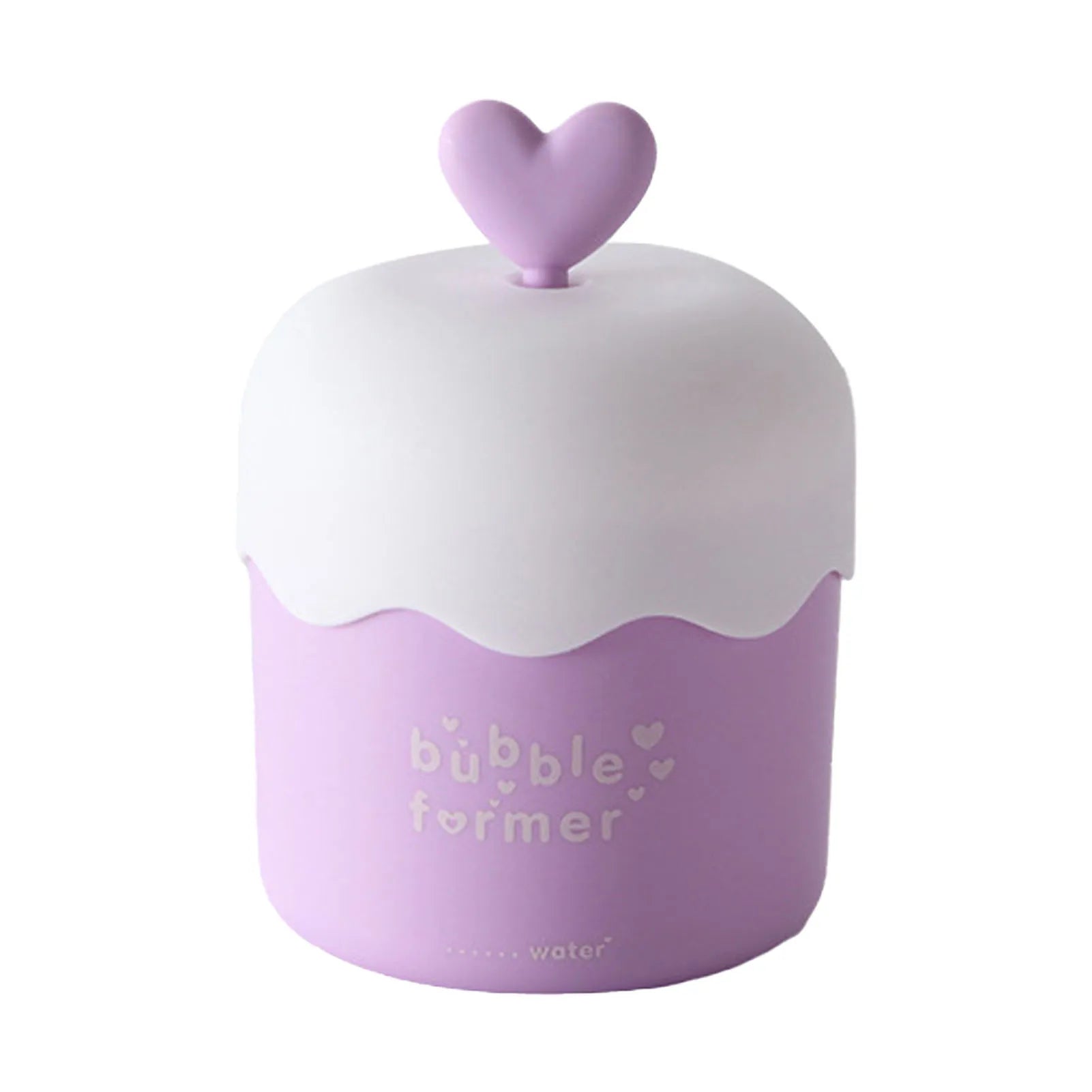 Bubble Foamer Device Facial Cleanser Foam Maker Cup Portable Press Lovely Cleanser Bubble Foaming Device Cleanser Foam Maker Cup Qme PURPLE