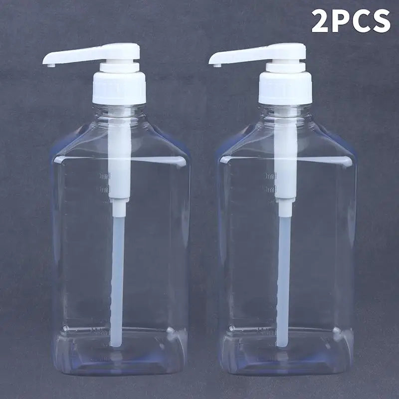 Hydraulic Pump Nozzle Head Kitchen Honey Jar Container Home Liquid Qme 2PCS