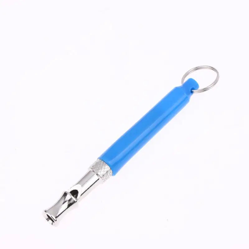 Ultrasonic Flute Dog Bark Controller Adjustable Training Whistle Qme Blue A