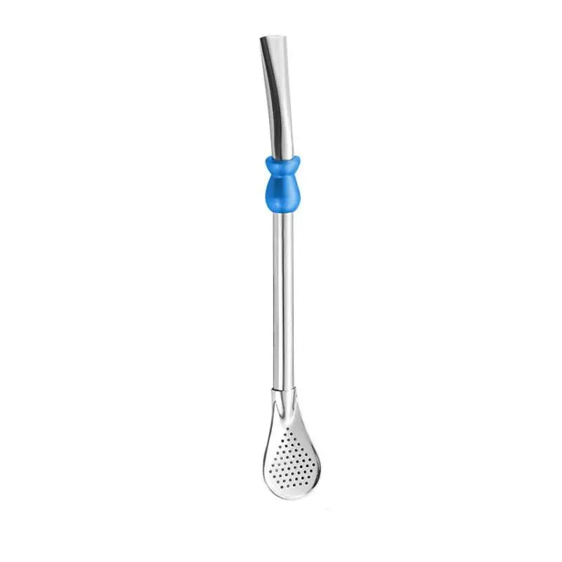 Bombilla Coffee Spoons Milk Drinking Kitchen Tools Reusable Straw Qme A5