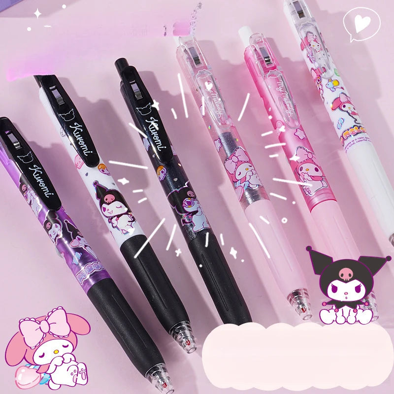 Hello Kitty Cotton Candy Push-button Ballpoint Pen Black Ink Smooth Qme