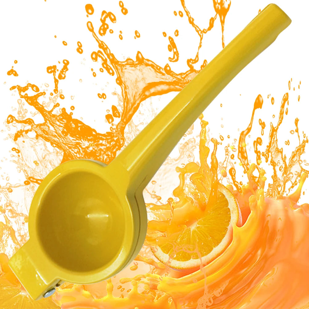 Home Manual Lemon Squeezer Lemon Squeezer Sturdy Hand Pressed Orange Fruit Juicer Aluminum Alloy Portable Practical Kitchen Tool Qme