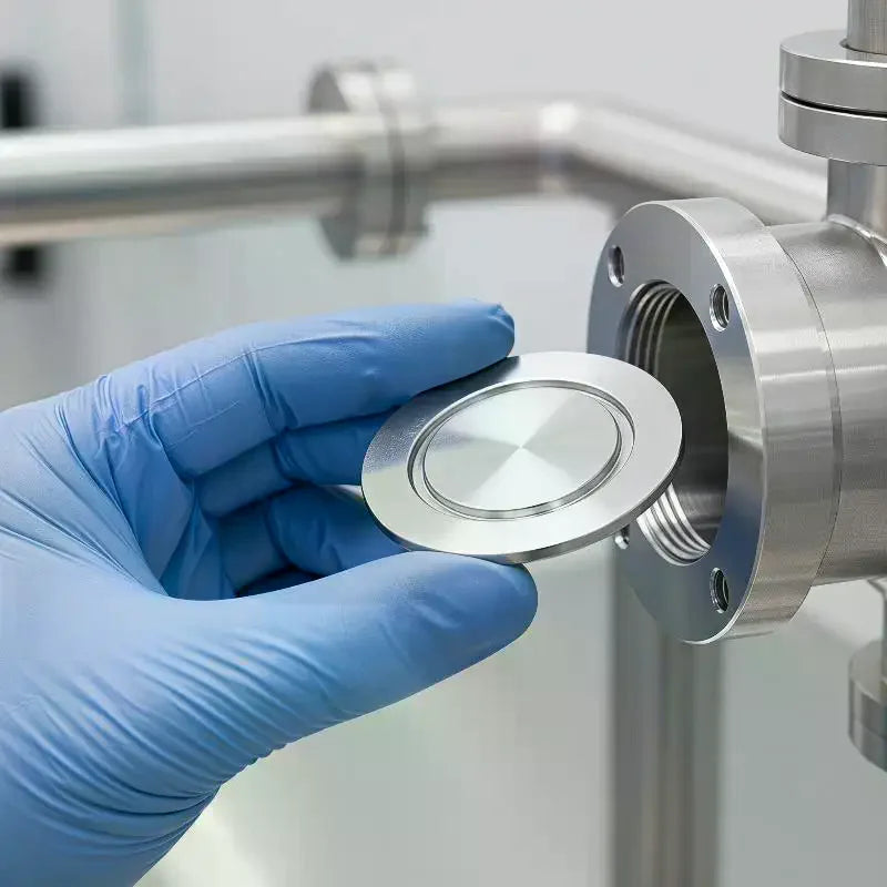 KF10 KF16 KF25 KF40 KF50 KF63 Vacuum End Cap SUS 304 Stainless Steel Sanitary Pipe Fitting Beer Brewing Ferrule Qme