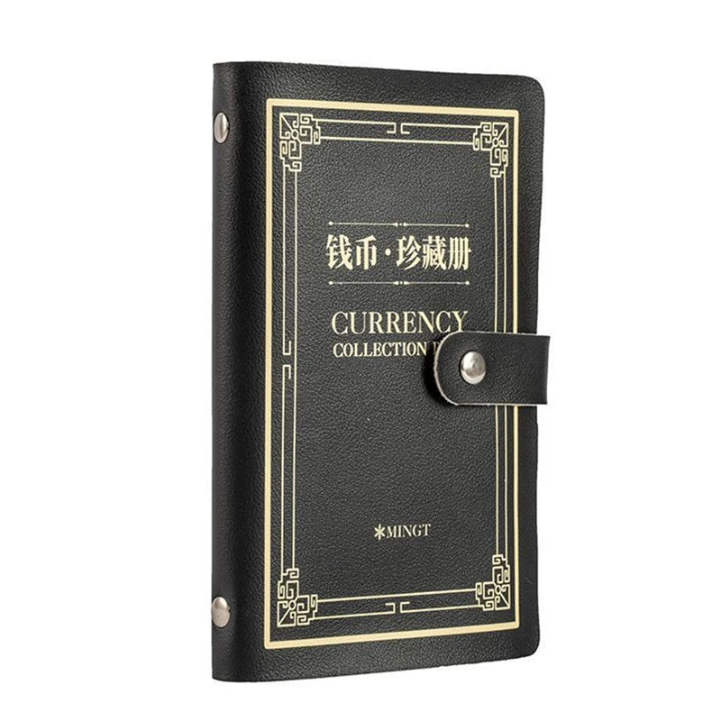 50pcs Large Capacity Banknote Collection Book For Collecting Paper Money Qme A1
