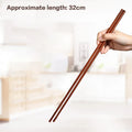 32/42cm Extended Wooden Chopsticks, Noodle Chopsticks, Rice Noodle Hot Pot Long Chopsticks Long, Wooden Chopsticks Qme S