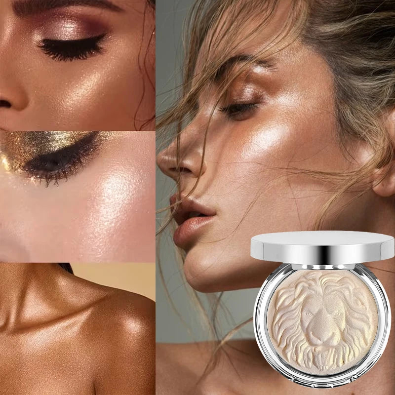 3 Face Highlighter Palette Llluminator Natural Glow Waterproof Qme