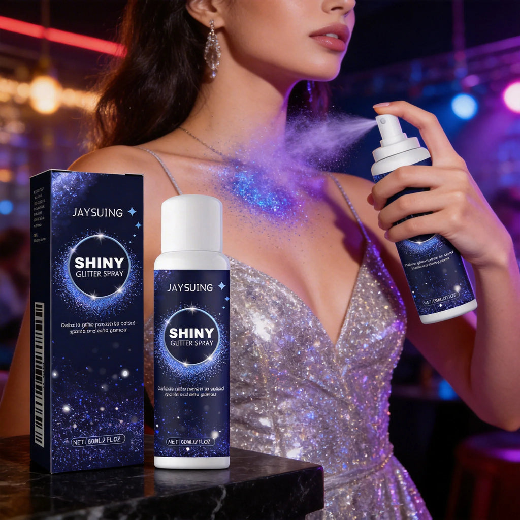 Body Glitter Spray Collarbone Clothes Hair Long Lasting Shimmer Qme