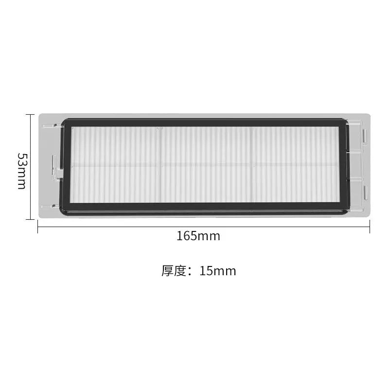 2pcs HEPA Filters Replacement for Xiaomi Mi Robot 1S Roborock T7 T7Pro S50 T4 T6 S5 S6 Vacuum Cleaner Qme