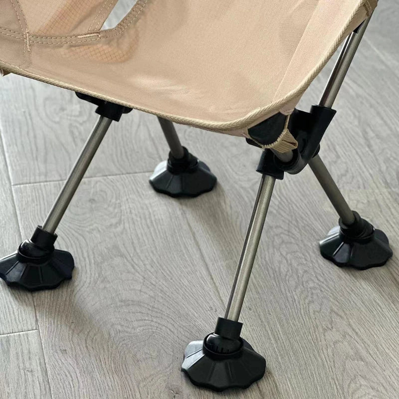 Camping Stool Leg Cap Plastic Non-slip Outdoor Chair Foot Cover Qme